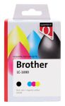 Quantore inktcartridge Brother LC-1000 zwart en 3 kleuren