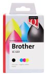 Quantore inktcartridge Brother LC-123 zwart en 3 kleuren