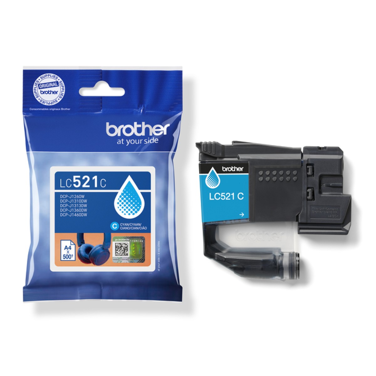 Brother LC-521C inktcartridge cyaan