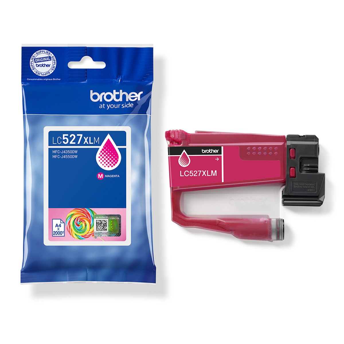 Brother LC-527XLM inktcartridge magenta hoge capaciteit Brother LC-527XLM inktcartridge magenta hoge capaciteit