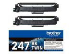 Brother TN-247BK toner zwart dubbelpak hoge capaciteit / 2 x 3000 afdrukken Brother TN-247BK toner zwart dubbelpak hoge capaciteit / 2 x 3000 afdrukken