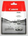 Canon PGI-520BK zwarte inktcartridge dubbelpak / 2 x 19ml