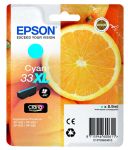 Epson 33XL Sinaasappelen inktcartridge cyaan / 8,9ml
