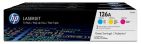 HP 126A toner 3-pack cyaan magenta geel