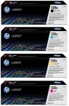 HP 128A Multipack zwart / cyaan / magenta / geel origineel HP