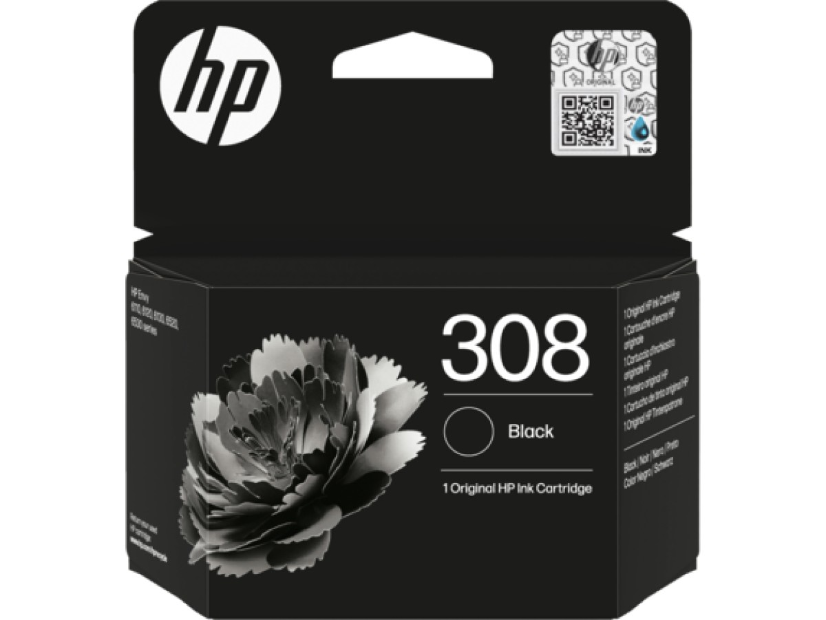 HP 308 originele zwarte inktcartridge | 7FP21UE
