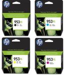 HP 953XL 4-pack inktcartridges BK/C/M/Y (los)