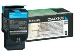 Lexmark C544X1CG toner cyaan / 4000 afdrukken